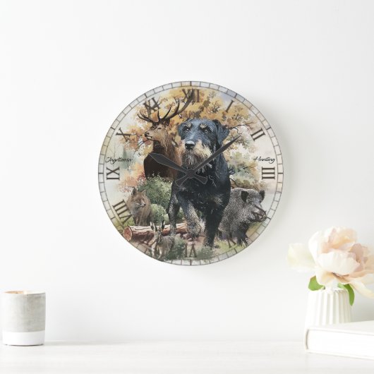 Jagdterer Große Wanduhr (Zuhause)