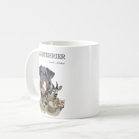 Jagdterer Kaffeetasse (Vorderseite Links)