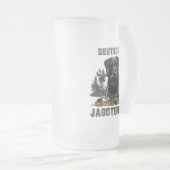 Jagdterer Mattglas Bierglas (VorderseiteRechts)