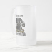 Jagdterer Mattglas Bierglas (Vorderseite Links)