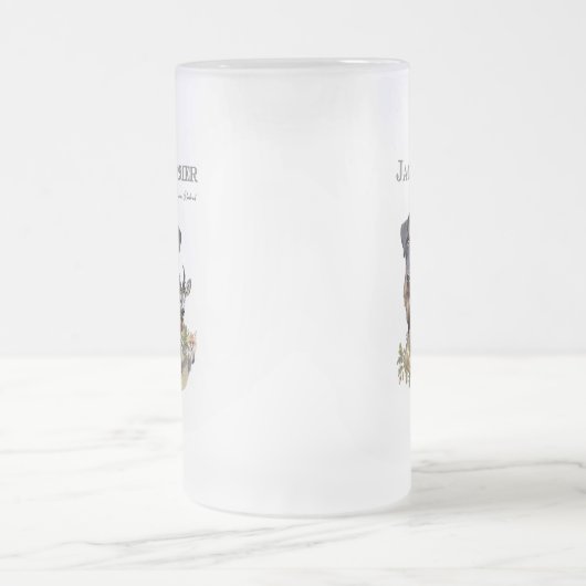 Jagdterer Mattglas Bierglas (Mittel)