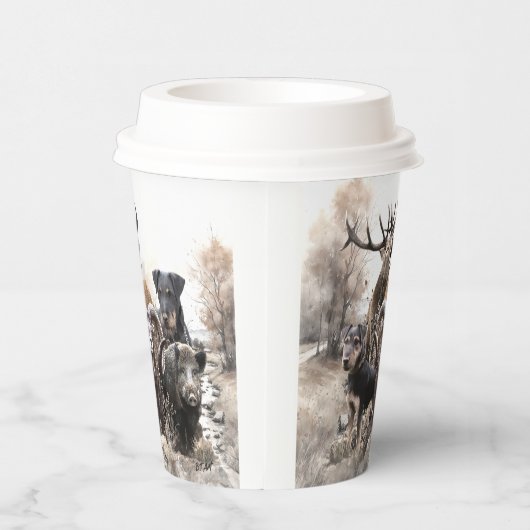 Jagdterer Pappbecher (Rechts)