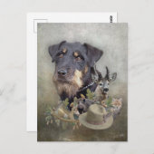 Jagdterer Postkarte (Vorne/Hinten)