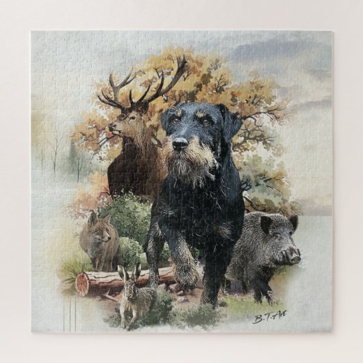 Jagdterer Puzzle (Vertikal)