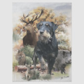 Jagdterer Seidenpapier (Vorderseite)