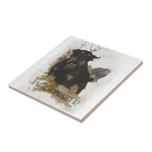 Jagdterer T - Shirt Kaffee Tasse Keramik Ornament  Fliese (Seite)