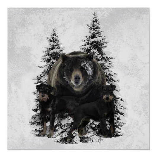 Jagdterer Tapestry Poster (Vorderseite)