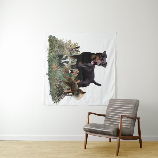 Jagdterer Tapestry Wandteppich (Beispiel (Horizontal))