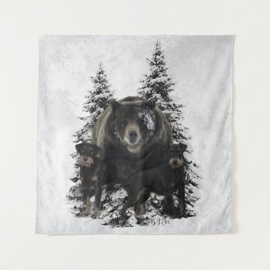 Jagdterer Wandteppich (Vorderseite)