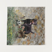 Jagdterer Wandteppich (Vorderseite (Horizontal))