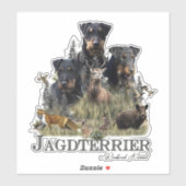 Jagdterers / Renbrad Kennel Aufkleber (Blatt)