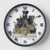 Jagdterers / Renbrad Kennel Uhr (Vorderseite)