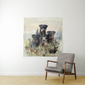 Jagdterers / Renbrad Kennel Wandteppich (Beispiel)