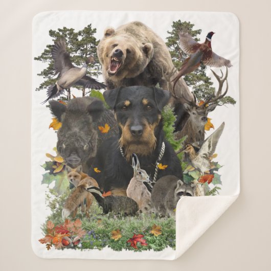 Jagdterre, deutsche Jagdterrasse, Poste Sherpadecke (Vorderseite)