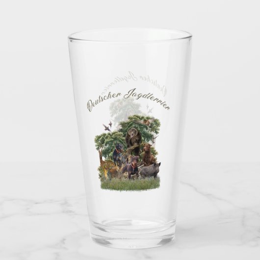 Jagdterre, Deutscher Jagdterrasse Glas (Rückseite)