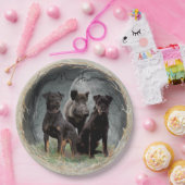 Jagdterre , tapferes Herz Pappteller (Party)