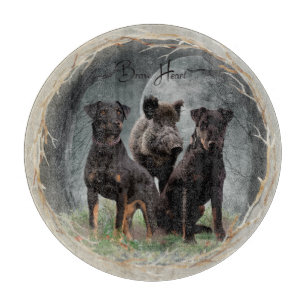 Jagdterre , tapferes Herz Schneidebrett