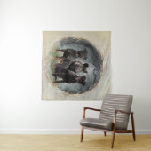 Jagdterre , tapferes Herz Wandteppich (Beispiel (Horizontal))