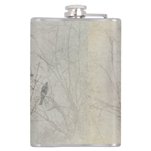 Jagdterre , tapferes Plexiglas Flachmann (Rückseite)