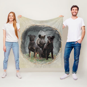 Jagdterre , tapferes Plexiglas Fleecedecke