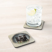 Jagdterre , tapferes Plexiglas Getränkeuntersetzer (Rechte Seite)