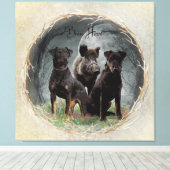 Jagdterre , tapferes Plexiglas Leinwanddruck (Insitu (Holzboden))