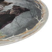 Jagdterre , tapferes Plexiglas Schneidebrett (Ecke)