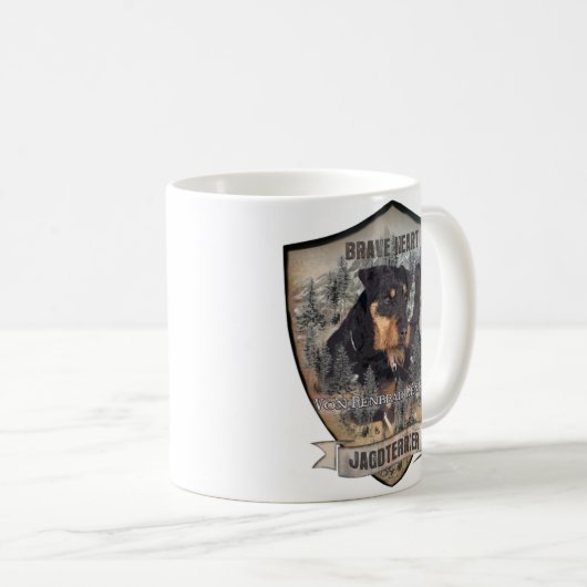 Jagdterrier Apache v. Renbrad Kaffeetasse (VorderseiteRechts)