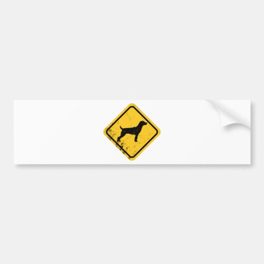 Jagdterrier Autoaufkleber (Vorne)