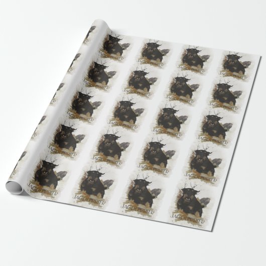 Jagdterrier geschenkpapier (Ungerollt)