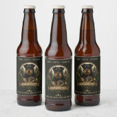 Jagdterrier, Jagd-Logo Bierflaschenetikett (Flaschen)