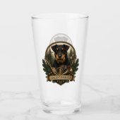 Jagdterrier , Jagd Logo Glas (Vorderseite)