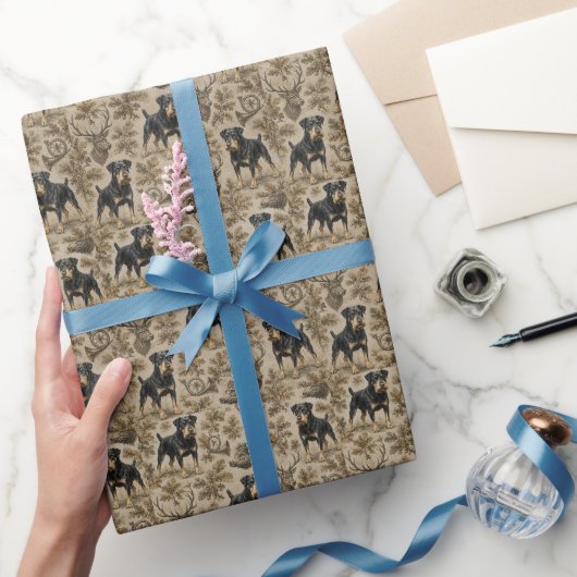 Jagdterrier-Jagdhund Geschenkpapier (Schenken)