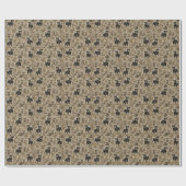 Jagdterrier-Jagdhund Geschenkpapier (Flach)
