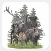 Jagdterrier Sticker (Vorderseite)