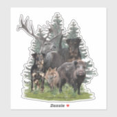 Jagdterrier Sticker (Blatt)