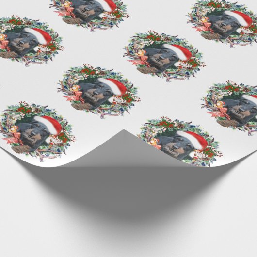 Jagdterry, Frohe Weihnachten Geschenkpapier (Ecke)