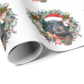 Jagdterry, Frohe Weihnachten Geschenkpapier (Rolleneckpunkt)