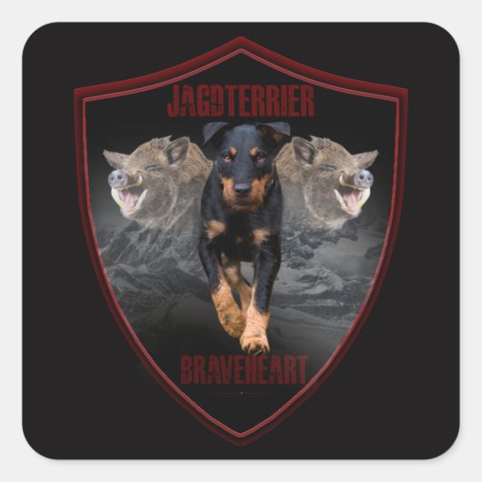 Jagdterry Tapestry Poster Acrylic Print Schlüssela Quadratischer Aufkleber (Vorderseite)