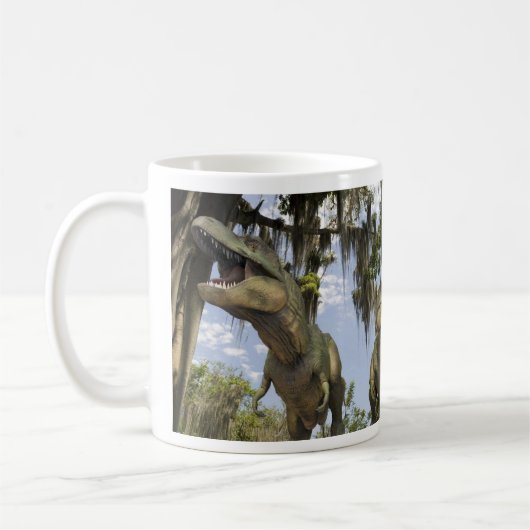 JagdTyrannosaurs Kaffeetasse (Links)