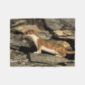 JagdWeasel Fleecedecke (Vorderseite (Horizontal))