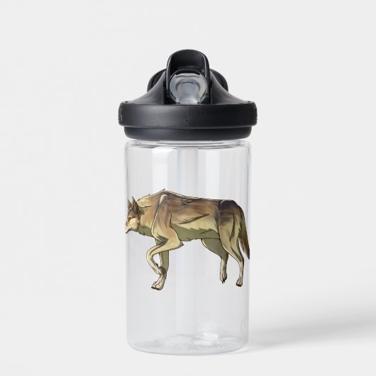 Jagdwolf Trinkflasche (Vorne)