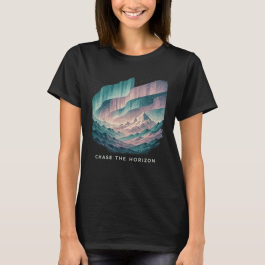 Jage dem Horizont hinterher T-Shirt (Vorderseite)