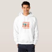 Jage die Herausforderung Motivation für die Jugend Hoodie (Vorne ganz)