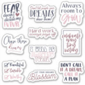 Jage That Dreams 10pc Waterproof Sticker Set (Vorderseite)