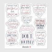Jage That Dreams 10pc Waterproof Sticker Set (Blatt)