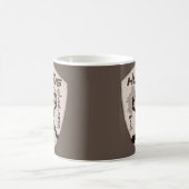 Jagen Abenteuer Quadrat Aufkleber Schlüsselanhänge Kaffeetasse (Mittel)