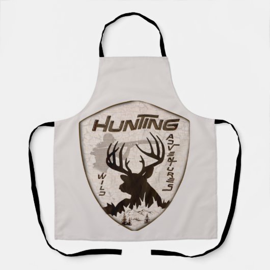 Jagen-Abenteuer-Tapestry-Print-Plakette Schürze (Vorderseite)