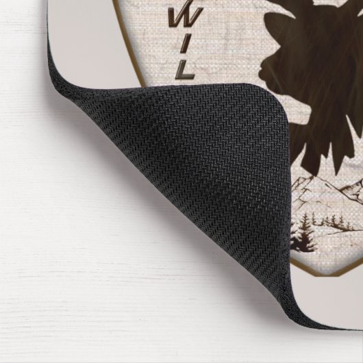 Jagen-Abenteuer-Wandteppich Mousepad (Ecke)