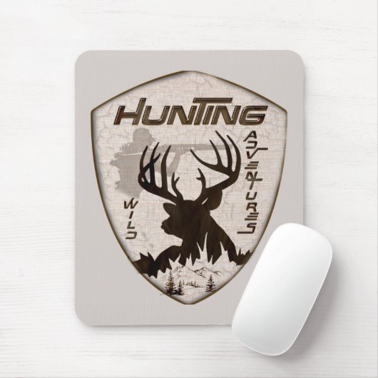 Jagen-Abenteuer-Wandteppich Mousepad (Mit Mouse)